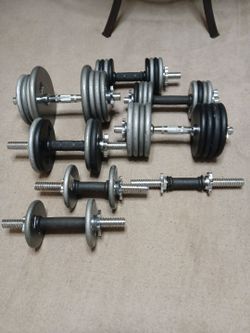 Dumbbells 160 lbs. total weight
