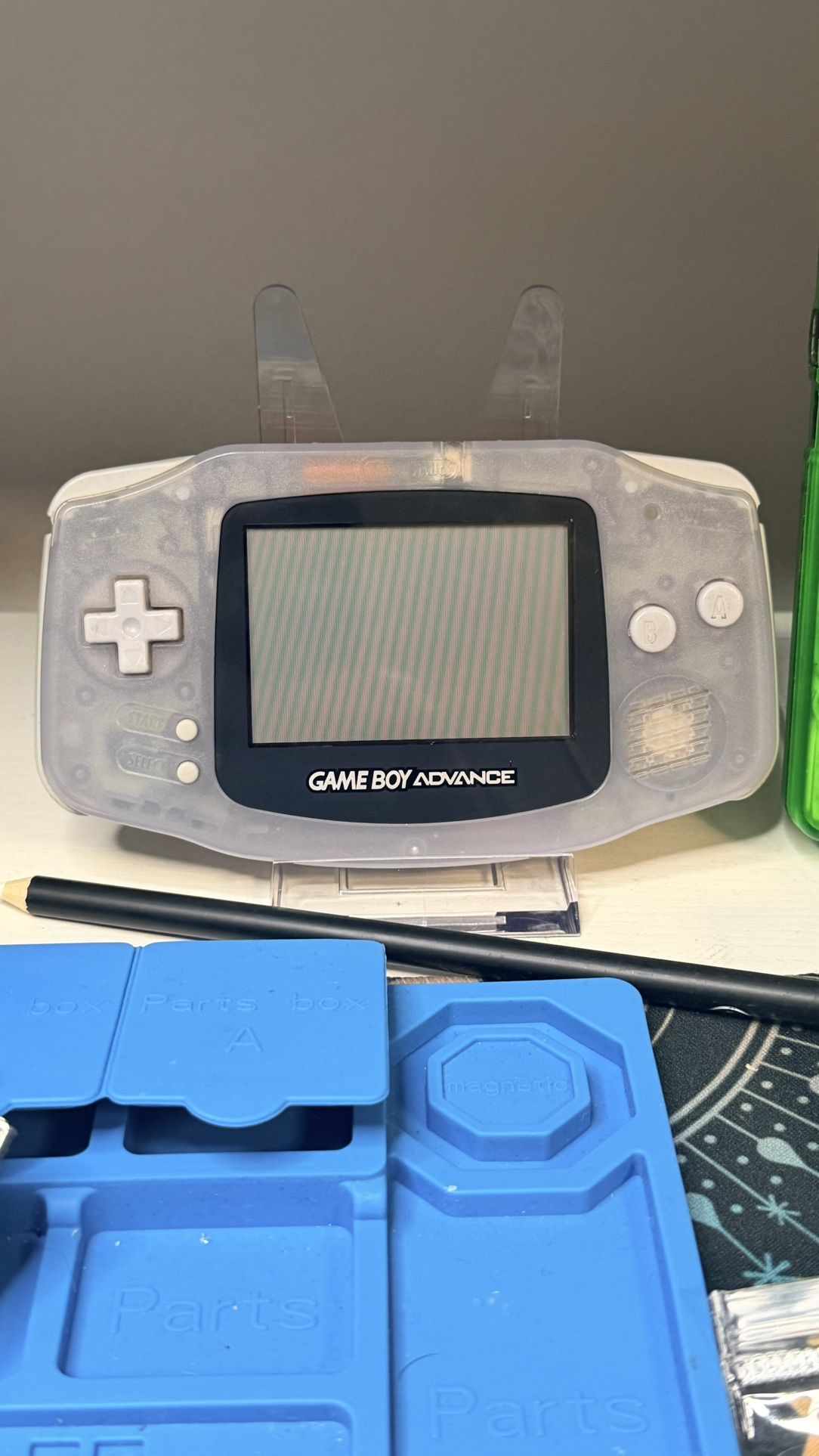 Gameboy Advance Glacier Blue