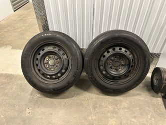 Two Rims& Tires. 15”inch. 205/65/15