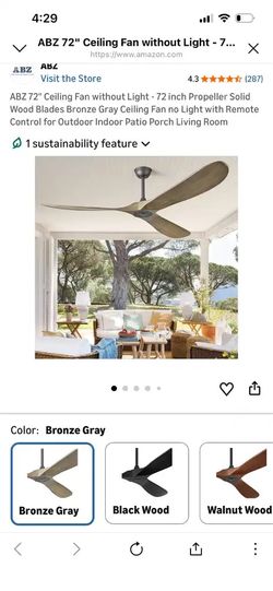 Brand New In Box 72” Ceiling Fan