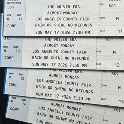 Los Angeles County Fair The Driver Era Almost Monday 