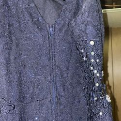 Navy Blue David’s Bridal Size 16 New With Tags