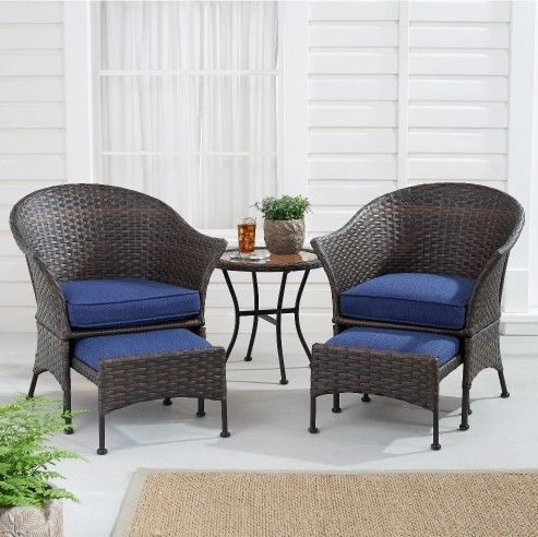 3pc Outdoor Patio Set With Cushions NEW