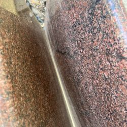 Reddish Brown Granite Countertops - 108x26 Bullnosed Edge