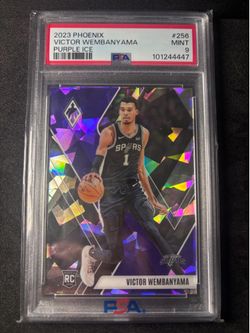 2023 Panini Phoenix Purple Ice /25 Victor Wembanyama #256