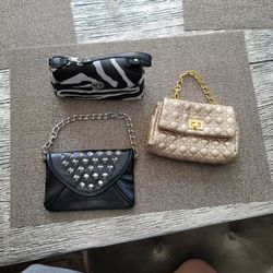 Three  6 Inch Wristlets - NEW