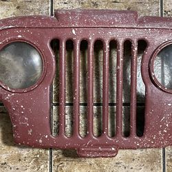 Faux Jeep Grill To Hang On Wall