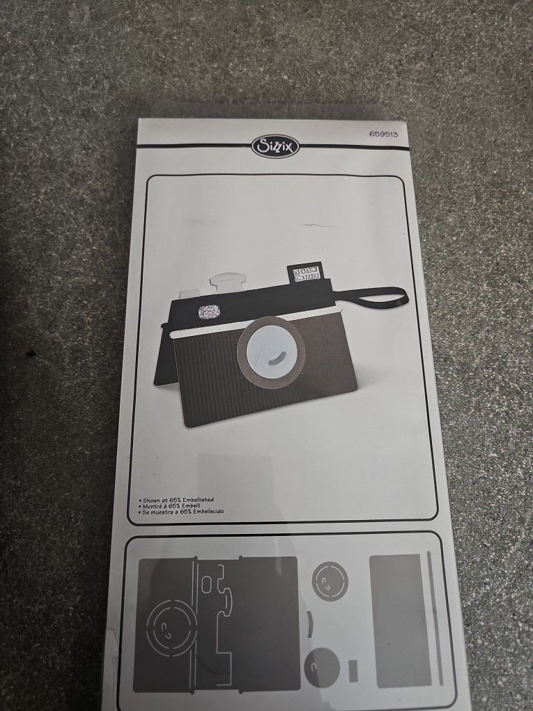 Sizzix Card, Retro Camera