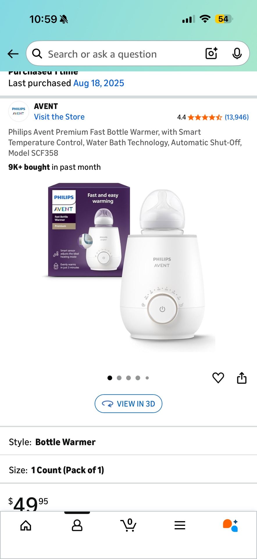 Philips Avent Bottle Warmer
