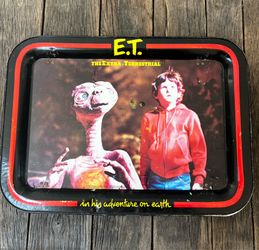 Vintage E.T. Movie TV Tray - 1982 ET The Extra Terrestrial Collectible