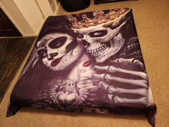 Romantic Gothic King-size Duvet Cover with 2 Pillowcases
