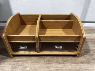 Wooden Desk Organizer