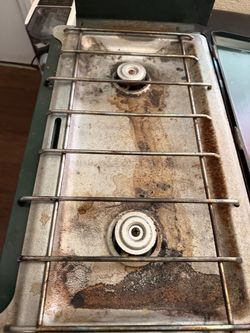 Vintage out door propane stove