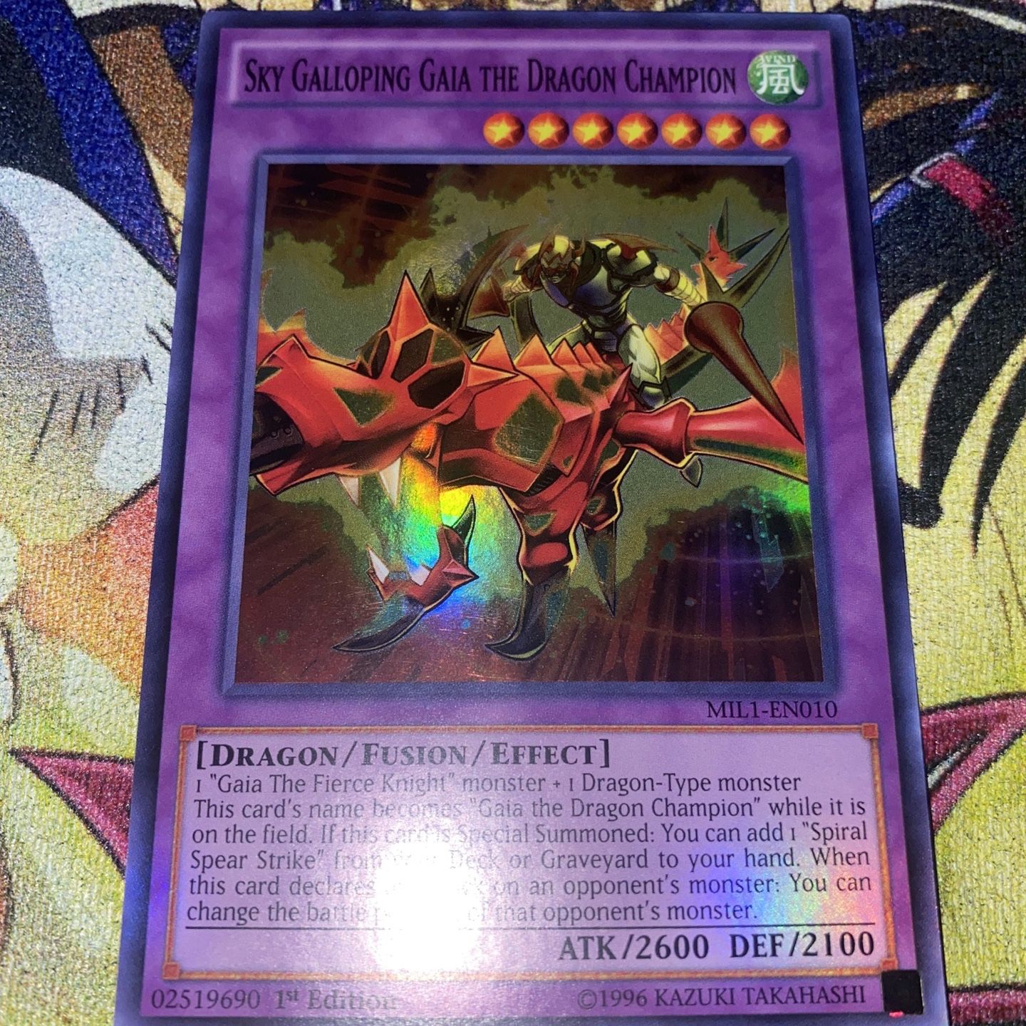 yugioh card gaia the dragon champion Dark Beginning 1 Single DB1-EN122 Rare Toys & Games The Legend of Blue Eyes White Dragon Card type Gaia the Dragon Champion fanart