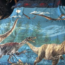 Jurassic Park Comfort And Matching Curtains