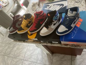 **Air Jordan 1 High Sneakers Lot of 5** PLEASE READ DESCRIPTION!