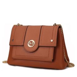 MKF Collection Eden Leather Shoulder Bag