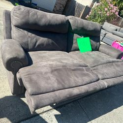 Free Recliner Couch- Dark Grey
