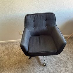 Modern Upholstered Swivel Desk Chair