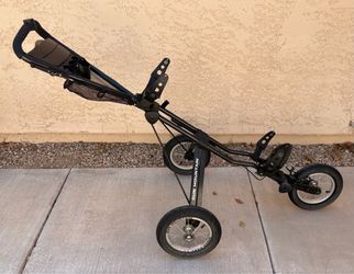 SUN MOUNTAIN ‘Speed Cart V1’ Black Foldable Push-Pull Golf Cart