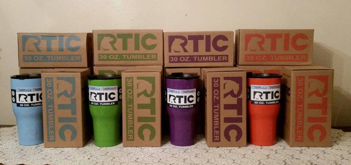 RTIC TUMBLERS - JUGS - WATER BOTTLES