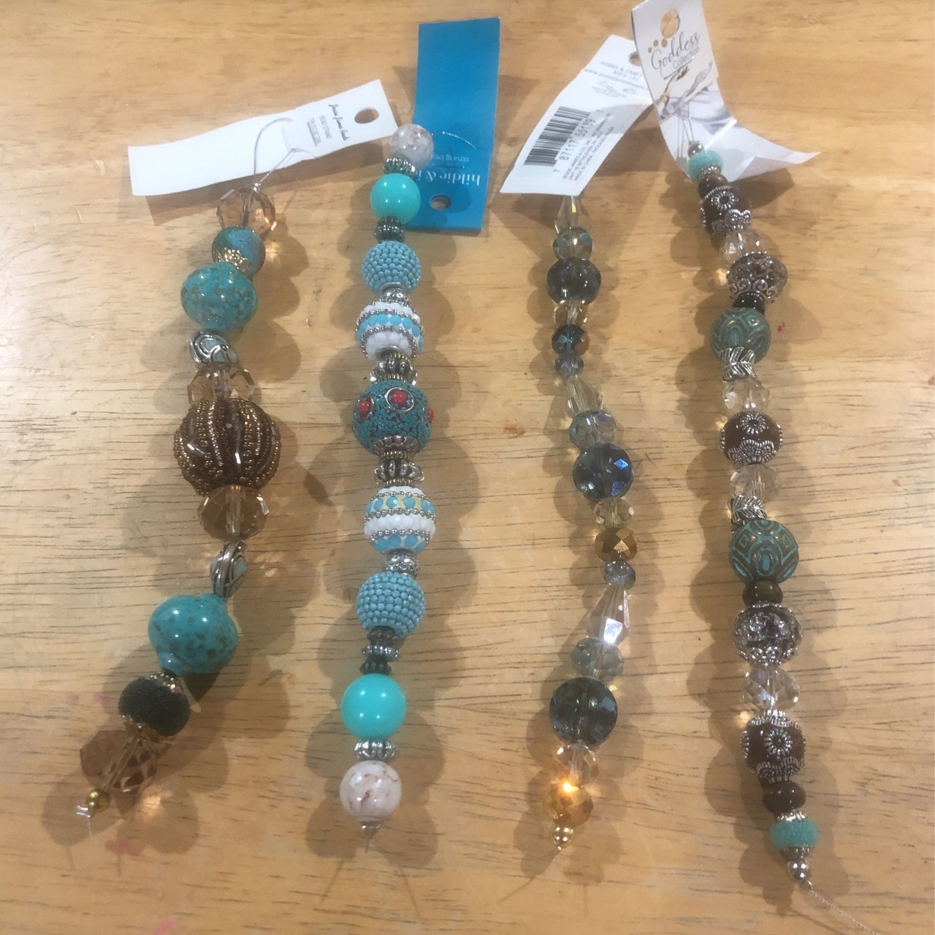 Bundle- (4) Various Beaded Strands