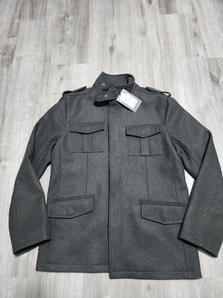 Ben Sherman Men's Military Style Coat