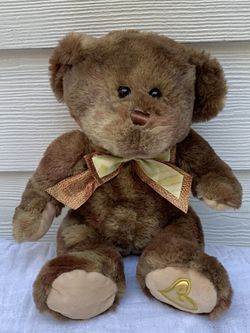 Hugfun International Classic Dark Brown Teddy Bear Plush Stuffed Animal 12"