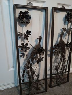 Vintage peacock frames