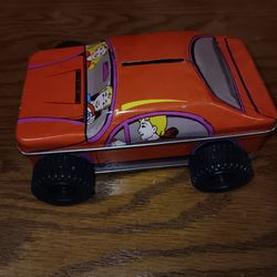 Tin car bank