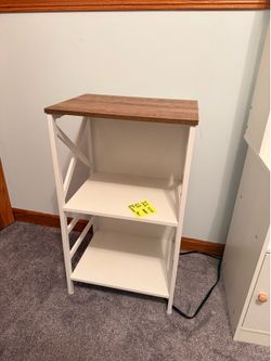 Small white shelf