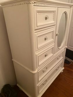 White Armoire Dresser