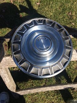 Fifty years old 1968 mustang hub cap