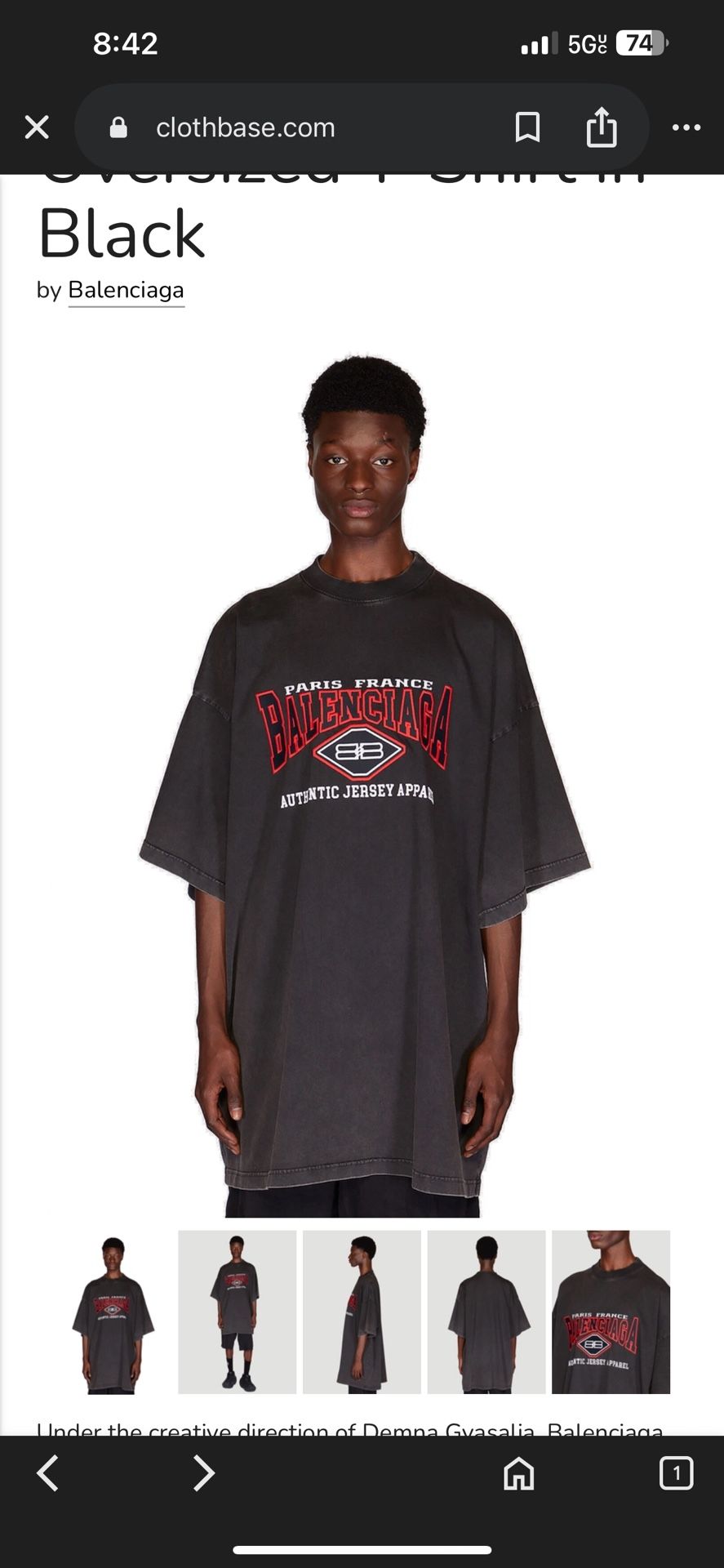 Balenciaga T-shirt For Men