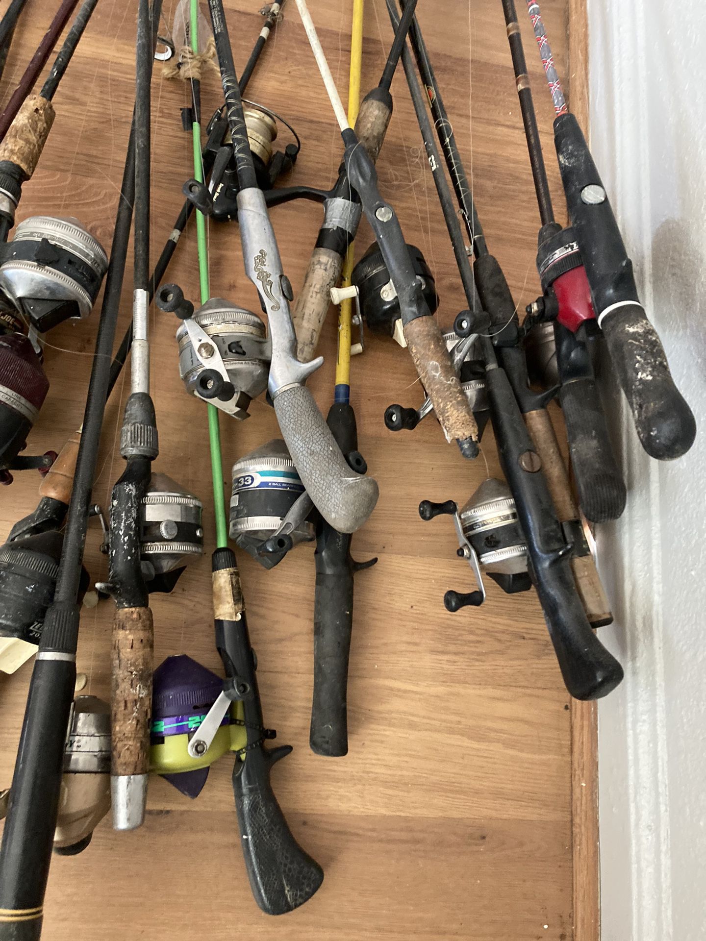 Fishing Rods With Working Reels 