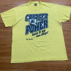 90’s San Diego Chargers T-shirt XL