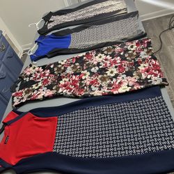 6 Fitted Women’s Cute Office Dresses size 10 For Work 