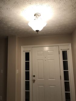 Light Fixture - Brushed nickel