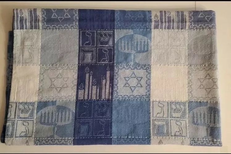 Judaica Long Cotton Table 