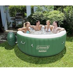 Coleman 77-in x 28-in 6-Person Inflatable Round Hot Tub