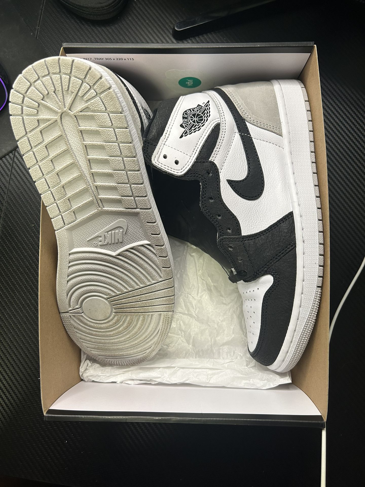Jordan 1 High Bleached Coral Size 9 Used
