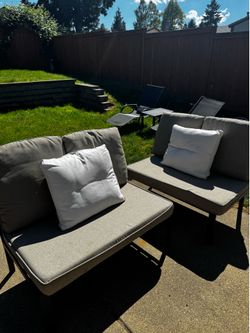 Metal patio furniture