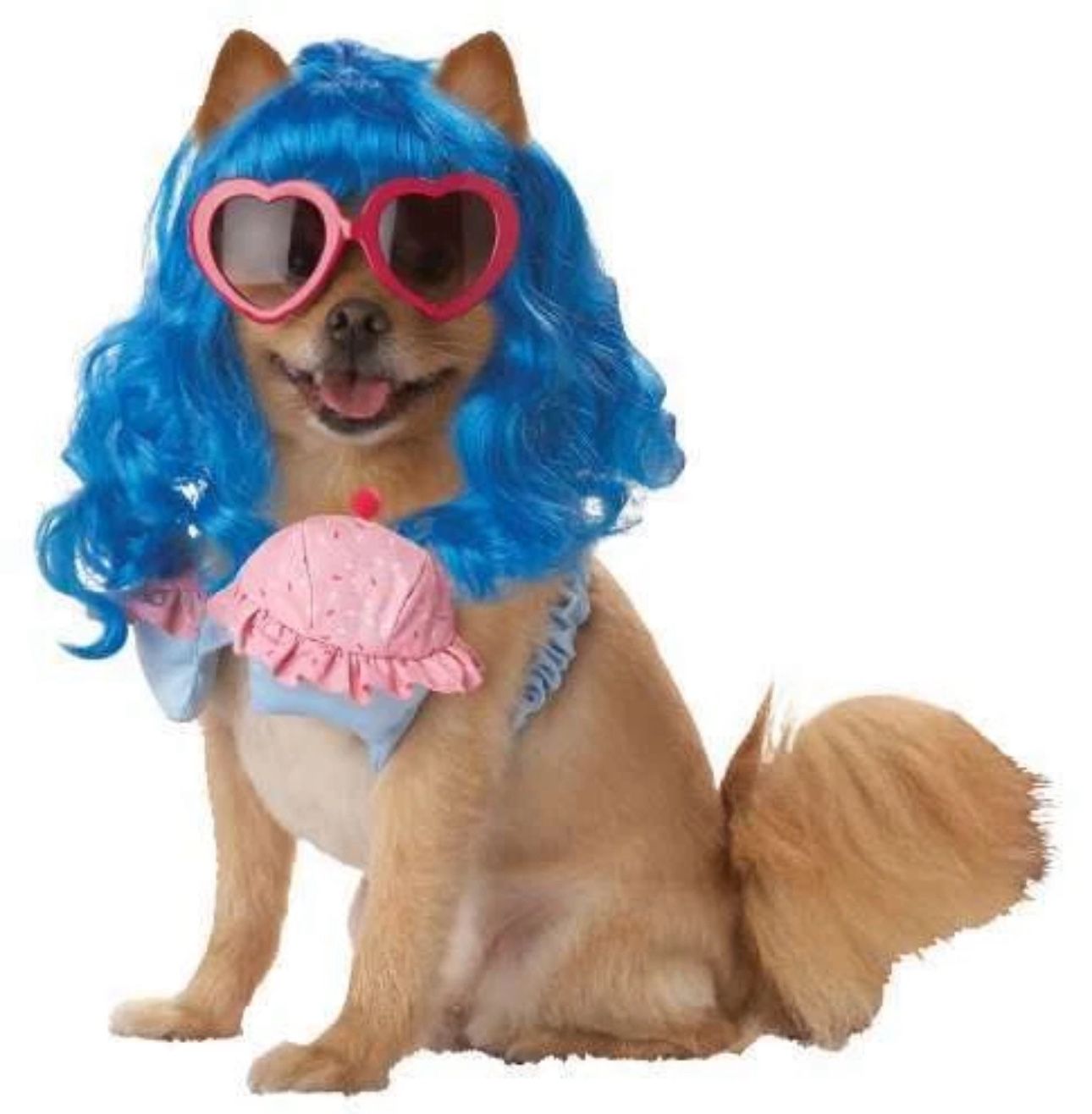 NWT PUP-A-RAZZI Cupcake Girl Katy Perry Dog Costume Size S,M,L