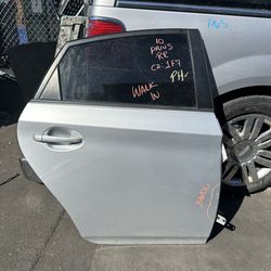 2010 - 2015 Toyota Prius Rear RH Door