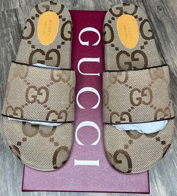 Gucci Slides Brand New With Box And Dust Cover