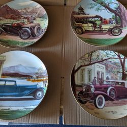 The Golden Age Of Motor Cars Plate Collection
