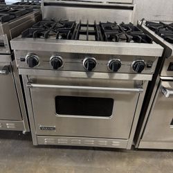 Viking 30” Stainless Steel Gas Range Stove 