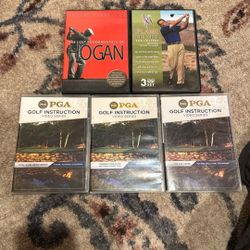 7 Golf PGA Hogan Instructional DVD Videos - Step Up Your Game