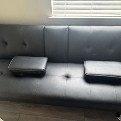 Black futon