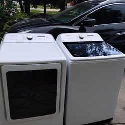 Drier And Washer Machines Set 